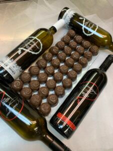Collaboration with Intrigue Wines to create a Signature Frosted Vines & Merlot Truffle